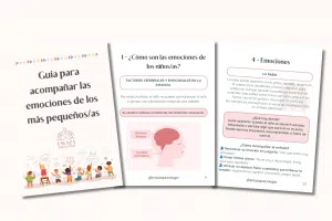 recurso gratuito guia para acompañar emociones niños psicologia infantil